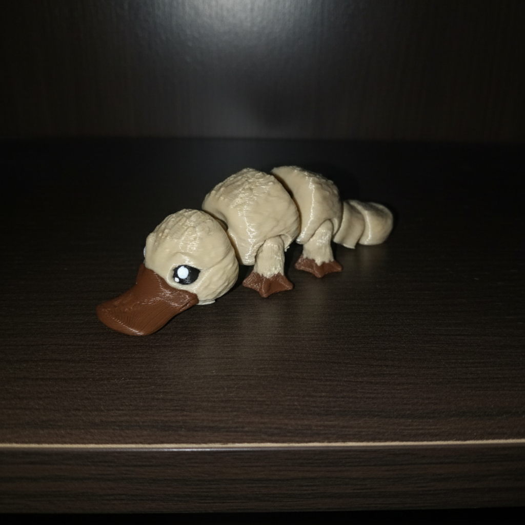 Dziobak 3D 🦆 figurka dekoracyjna 10 cm – uroczy wydruk 3D