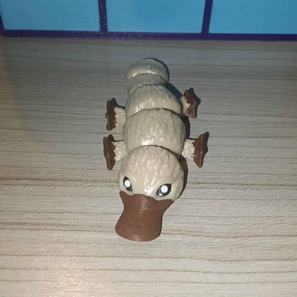 Dziobak 3D 🦆 figurka dekoracyjna 10 cm – uroczy wydruk 3D