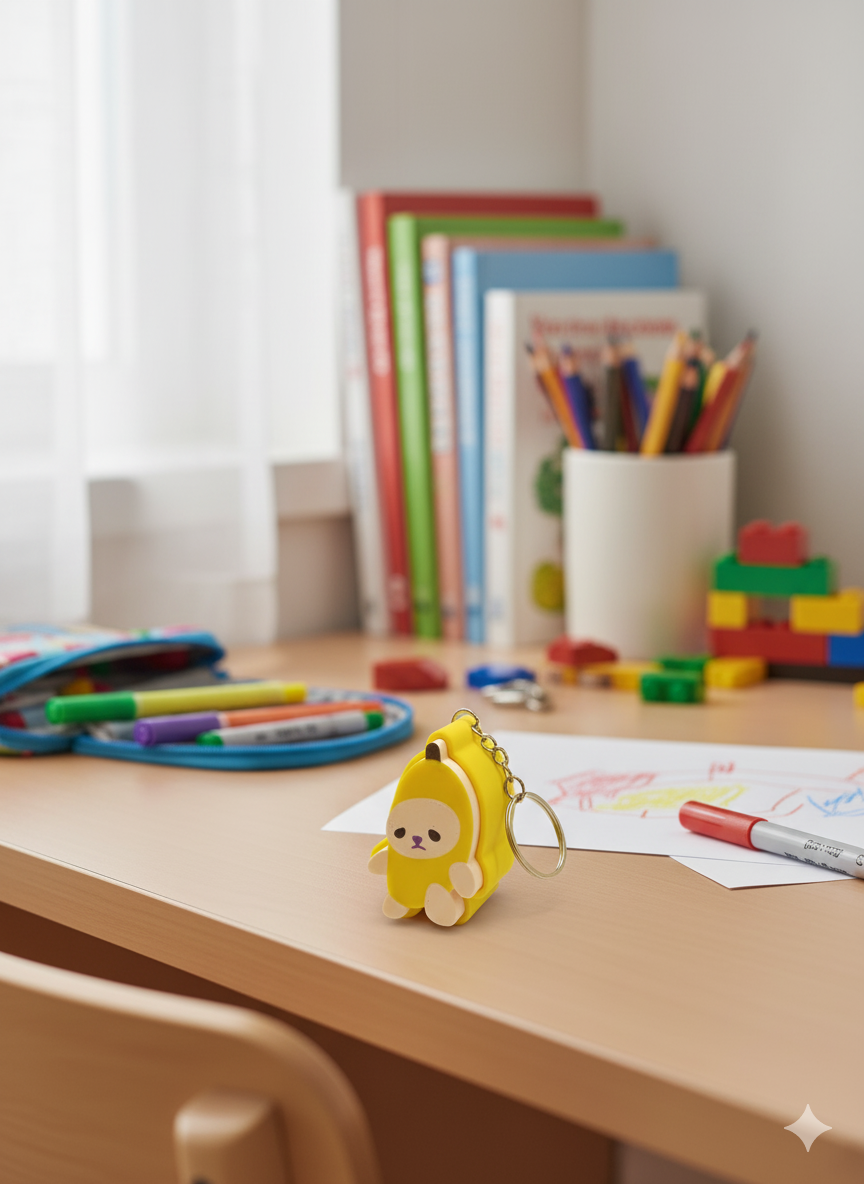 Kliker Antystresowy Brelok – Kot w Kostiumie Banana 🍌🐱