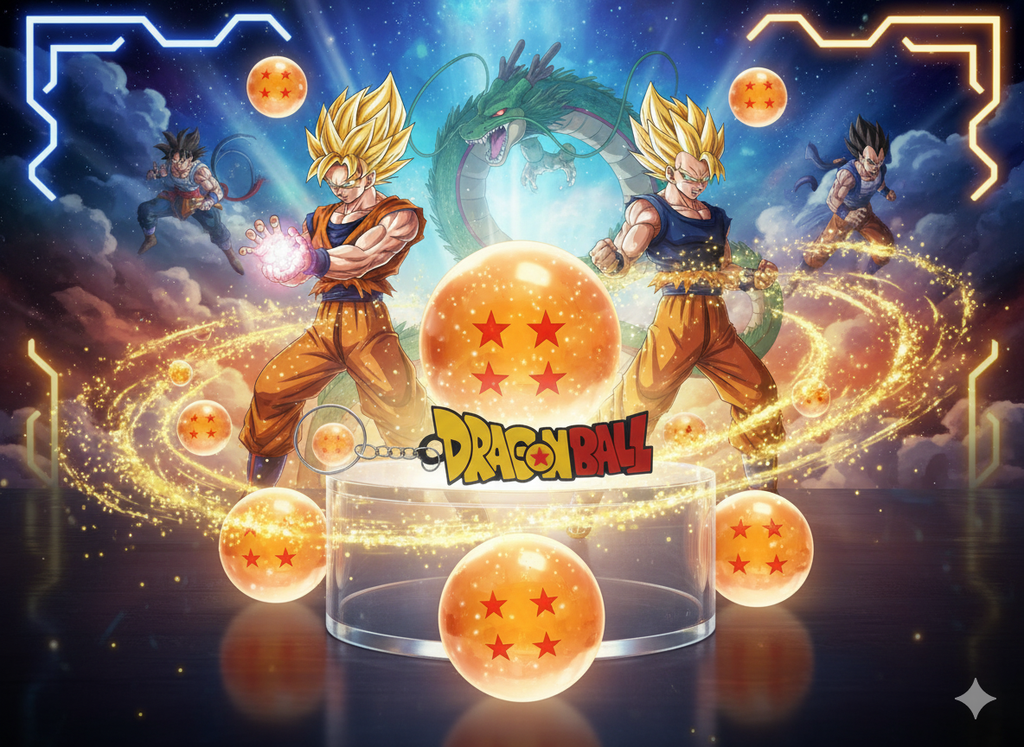 Brelok Dragon Ball – kolorowy brelok 3D dla fanów anime