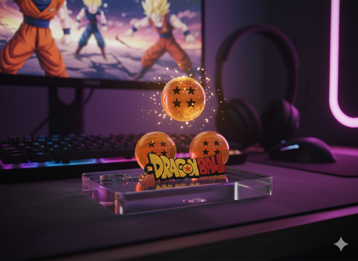 Brelok Dragon Ball – kolorowy brelok 3D dla fanów anime