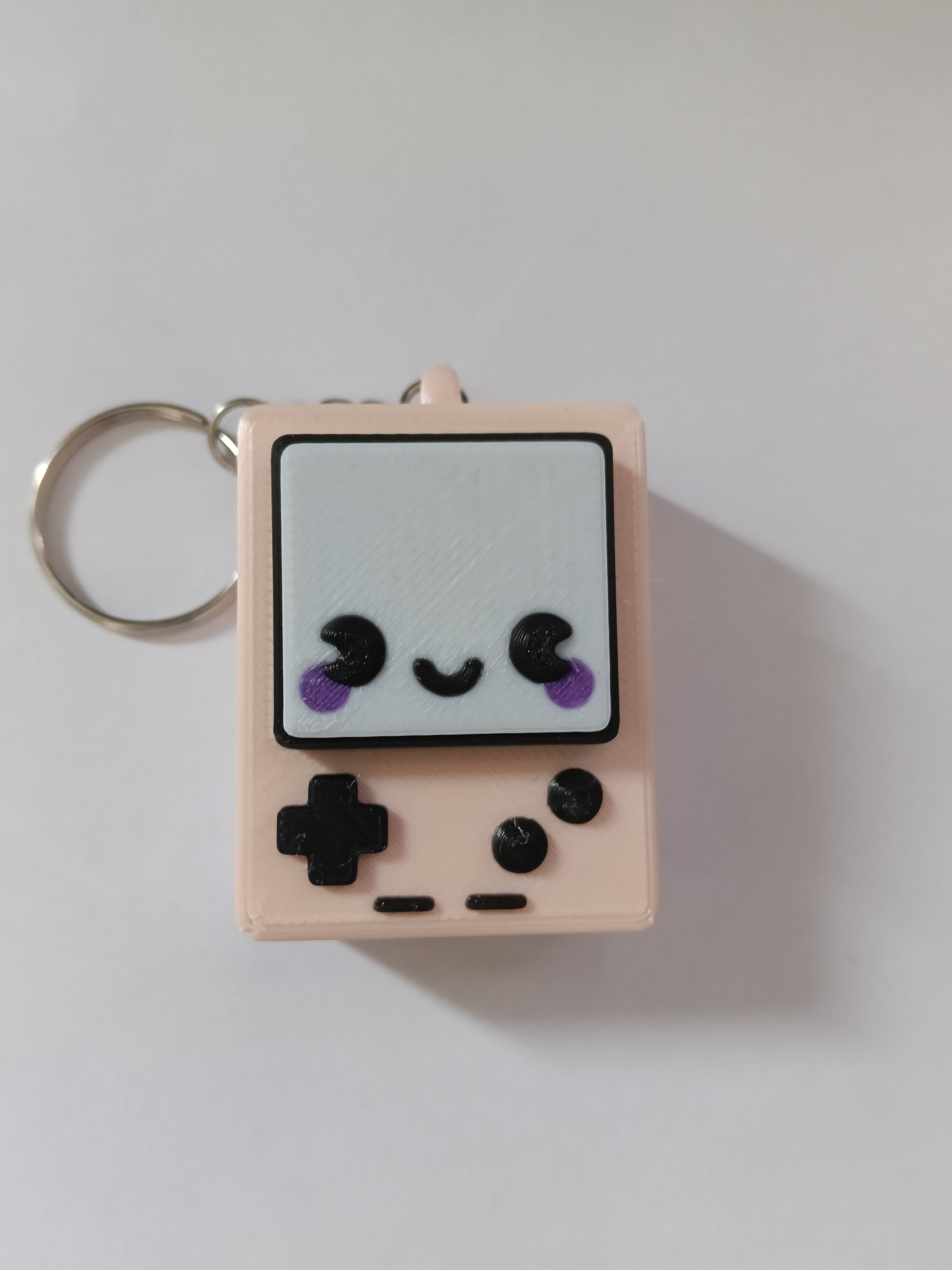 Kliker antystresowy 3D w stylu GameBoy – brelok fidget do zabawy i relaksu