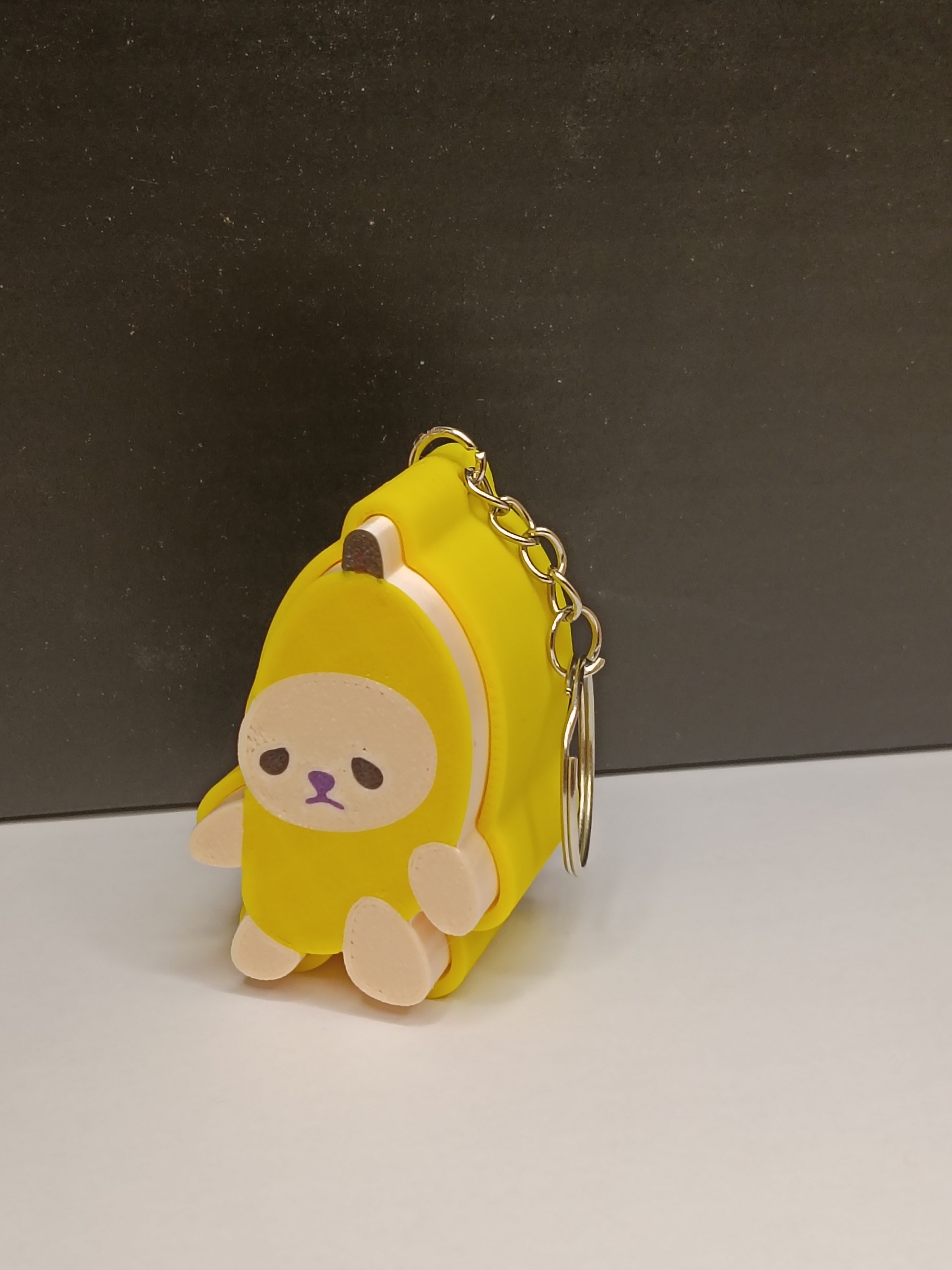 Kliker Antystresowy Brelok – Kot w Kostiumie Banana 🍌🐱